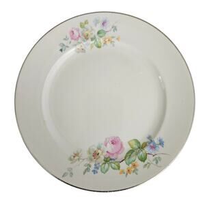 Pope Gosser Elda Dessert Plates 6.25 Inch Set of 2 Floral China